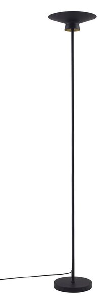 Lampa Podłogowa Lindby, Norvind, czarny, jadalnia, metal, nowoczesny