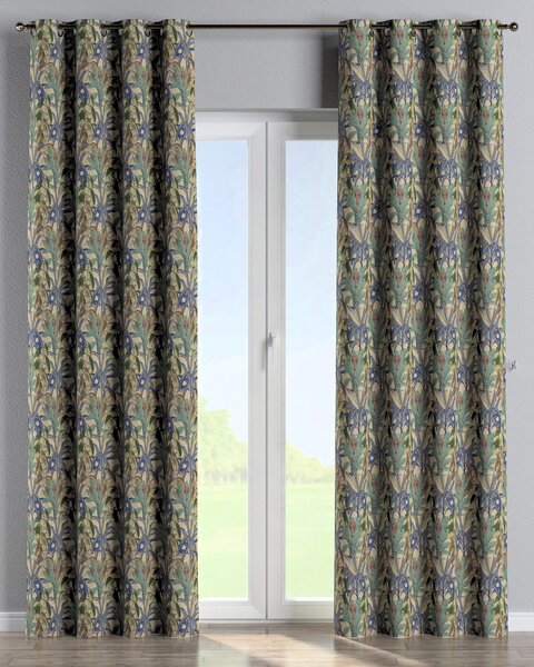 Zasłona na kółkach 1 szt. kolor wielokolorowy tkanina strukturalna, wzorzysta
