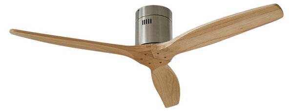 Wentylator sufitowy Vindur Ø 132 cm nikl DC cichy Lucande, Vindur, drewniany, salon, drewno, nowoczesny