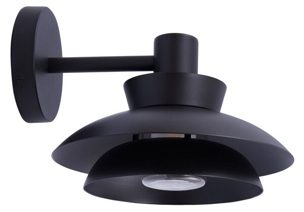 Zewnętrzna Lampa Lucande, Thais, ściemnialny, czarny, taras, metal, nowoczesny