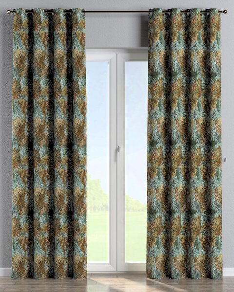Zasłona na kółkach 1 szt. kolor wielokolorowy tkanina strukturalna, wzorzysta