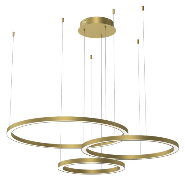 Lampa Wisząca Eko-Light, Galaxia, złoty | mosiężny, salon, tworzywo sztuczne, nowoczesny
