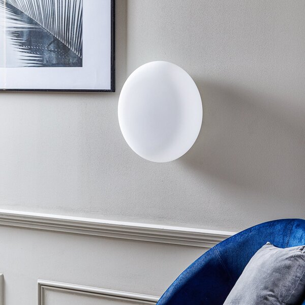 Lampa Ścienna Artemide, Itka, ściemnialny, biały, salon, szkło, nowoczesny