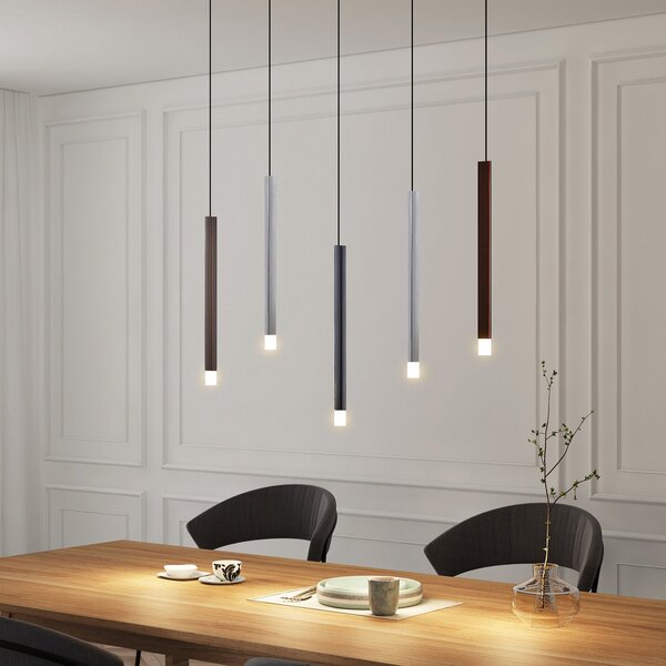 Lampa Wisząca Lucande, Stoika, ściemnialny, wielokolorowy, kuchnia, metal, nowoczesny
