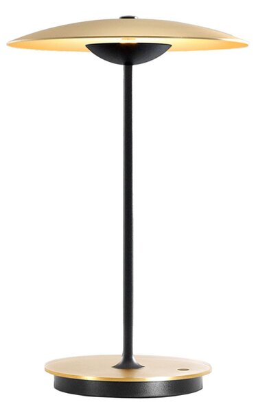 Lampa Stołowa MARSET, Ginger, ściemnialny, złoty | mosiężny, salon, metal, design