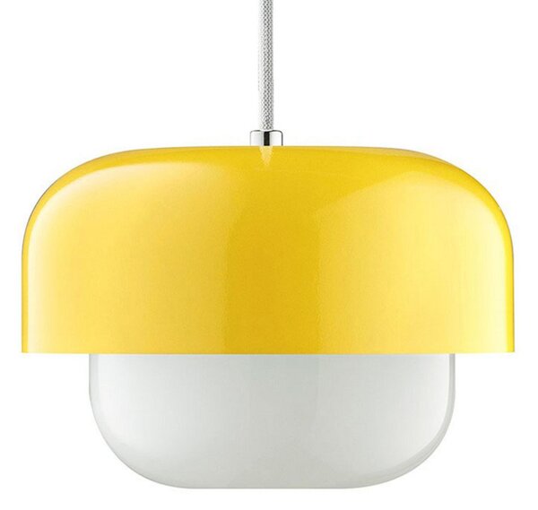 Lampa Wisząca Dyberg Larsen, Haipot, ściemnialny, żółty, salon, metal, skandynawski