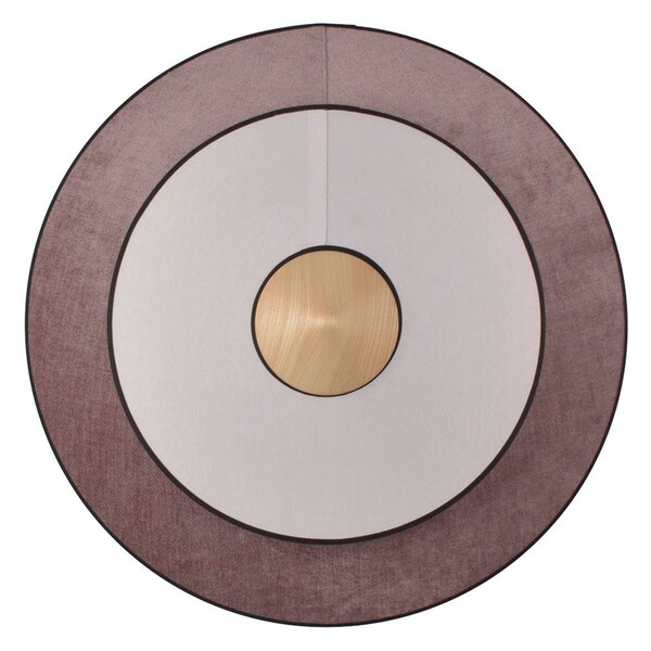 Lampa Ścienna Forestier, Cymbal S, pudrowy róż, salon, tkanina | tekstylia, design