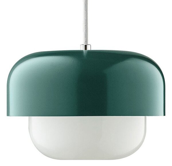 Lampa Wisząca Dyberg Larsen, Haipot, ściemnialny, zielony, salon, metal, skandynawski