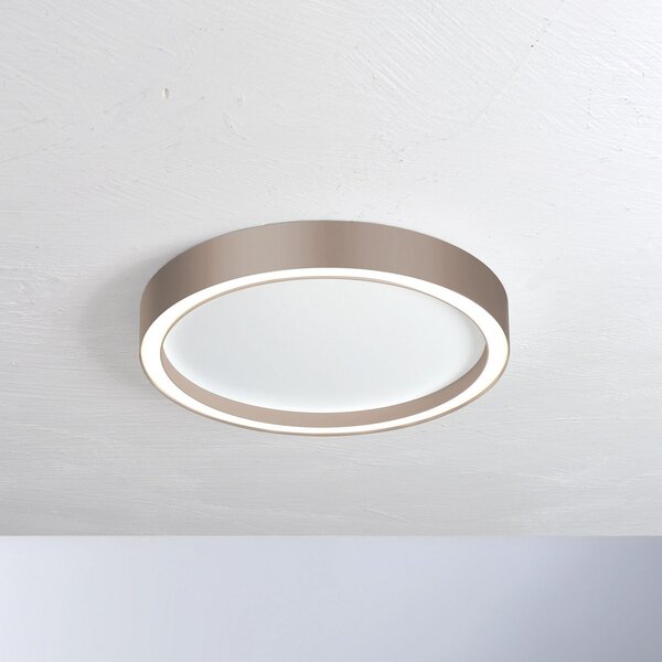 Lampa Sufitowa BOPP, Aura, ściemnialny, brąz rdzawy, salon, metal, nowoczesny