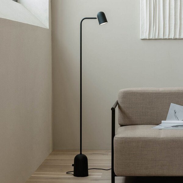 Lampa Podłogowa Northern, Buddy floor, ściemnialny, czarny, salon, metal, skandynawski