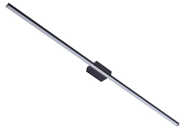 Lampa Ścienna Lucande, Kivana, czarny, łazienka, aluminium, nowoczesny