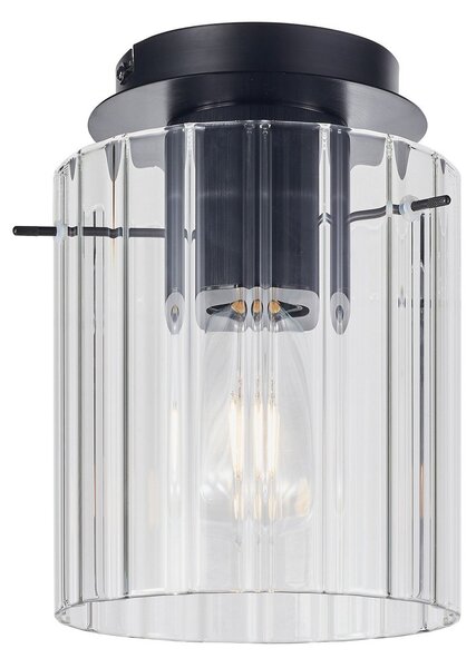 Lampa Sufitowa Lucande, Eirian, ściemnialny, transparentny, salon, metal, nowoczesny