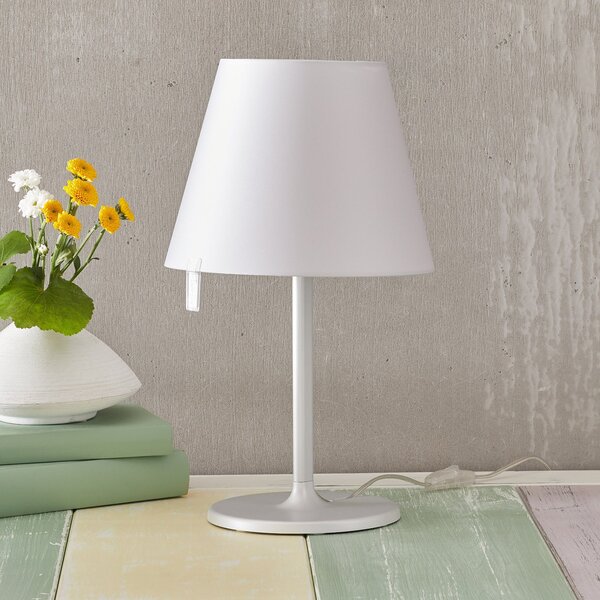 Lampa Stołowa Artemide, Melampo notte, biały, salon, tkanina | tekstylia, design
