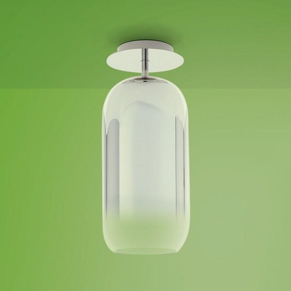 Lampa Sufitowa Artemide, Gople Mini, ściemnialny, metaliczny, salon, szkło, design