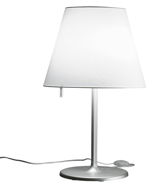 Lampa Stołowa Artemide, Melampo, szary, salon, tkanina | tekstylia, design
