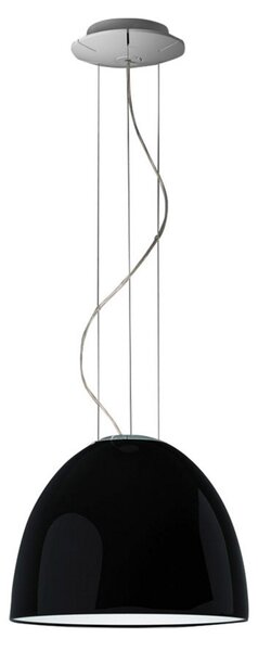 Lampa Wisząca Artemide, Nur Mini Gloss, ściemnialny, czarny, salon, metal, design