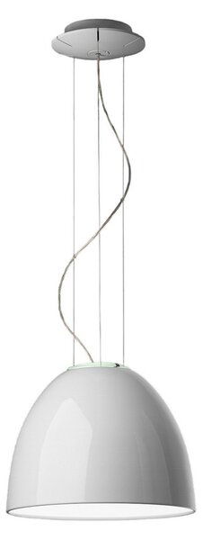 Lampa Wisząca Artemide, Nur Mini Gloss, ściemnialny, biały, salon, metal, design