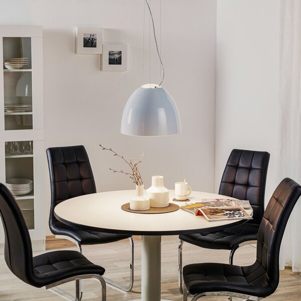 Lampa Wisząca Artemide, Nur Mini Gloss, ściemnialny, biały, salon, metal, design