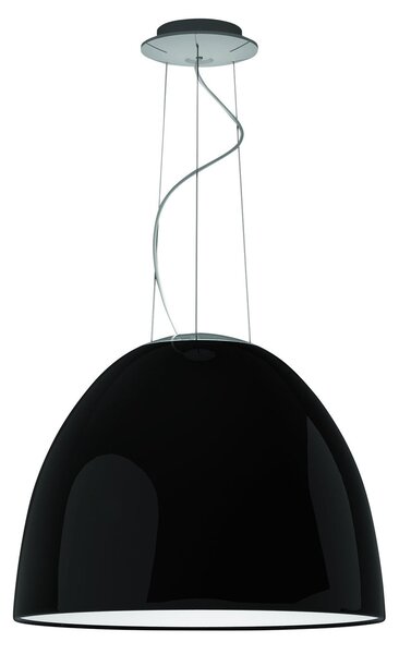 Lampa Wisząca Artemide, Nur Gloss, ściemnialny, czarny, salon, metal, design