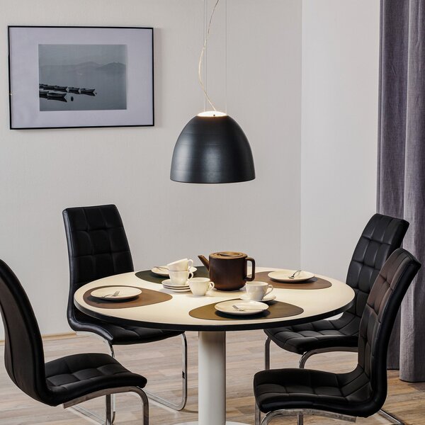 Lampa Wisząca Artemide, Nur Mini, ściemnialny, czarny, salon, metal, design
