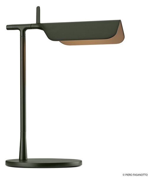 Lampa Stołowa FLOS, Tab T, zielony, salon, metal, design