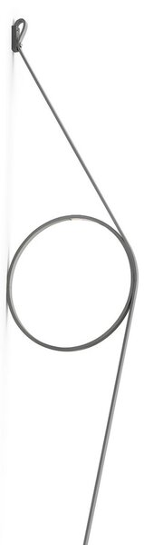 Lampa Ścienna FLOS, Wirering Grau, ściemnialny, szary, salon, metal, design