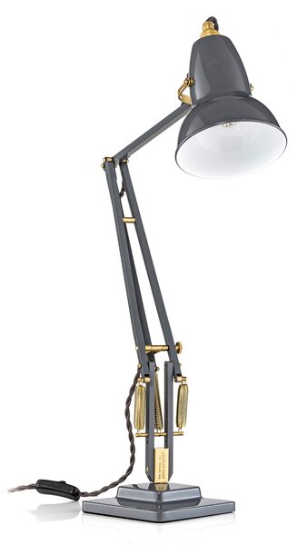 Lampa Stołowa Anglepoise, Original 1227 Brass, szary, gabinet | pracownia, metal, industrialny