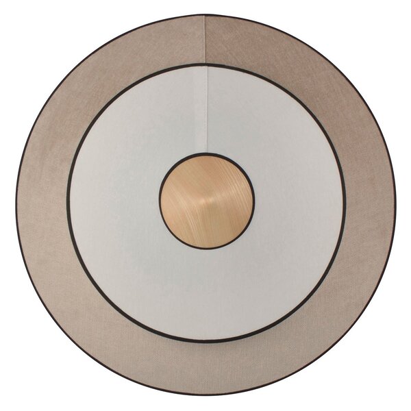 Lampa Ścienna Forestier, Cymbal S, beżowy, salon, tkanina | tekstylia, design