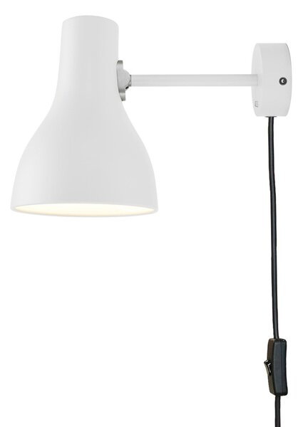 Lampa Ścienna Anglepoise, Type 75, ściemnialny, biały, salon, metal, design