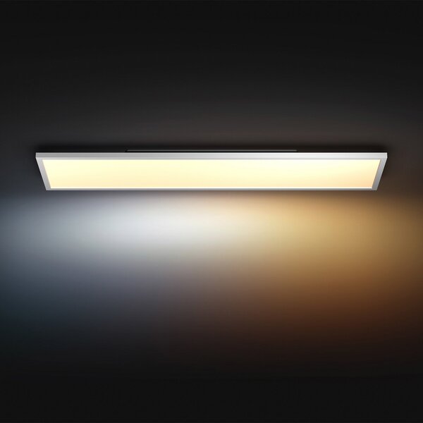 Lampa Sufitowa Philips Hue, Aurelle, ściemnialny, biały, salon, metal, nowoczesny
