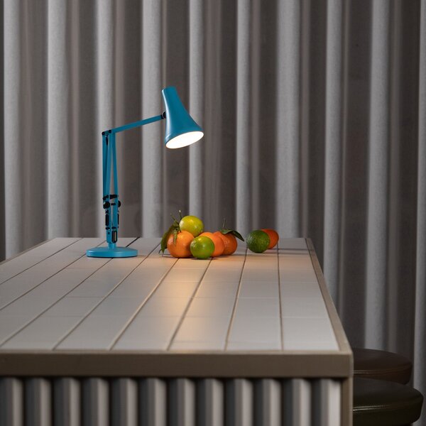 Lampa Stołowa Anglepoise, 90 MINI MINI VIVID, ściemnialny, niebieski, gabinet | pracownia, metal, industrialny
