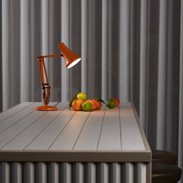Lampa Stołowa Anglepoise, 90 MINI MINI VIVID, ściemnialny, pomarańczowy, gabinet | pracownia, metal, industrialny