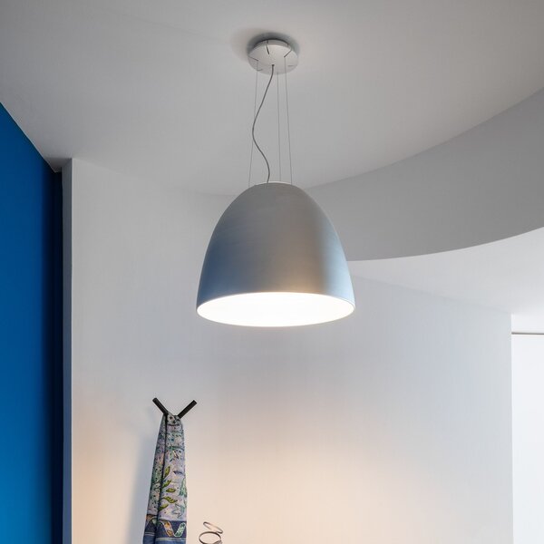 Lampa Wisząca Artemide, Nur App, ściemnialny, szary, salon, metal, design