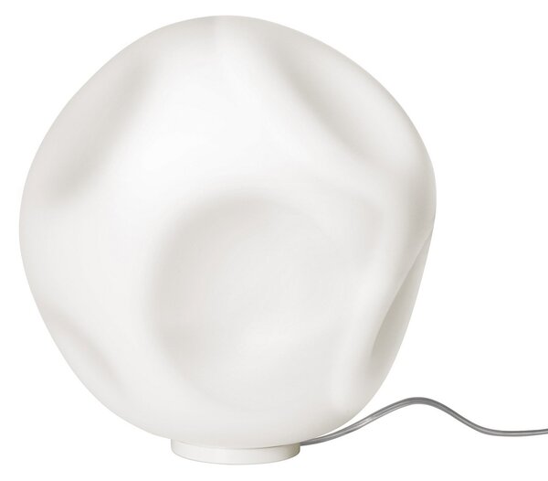 Lampa Stołowa Foscarini, Hoba Grande, ściemnialny, biały, salon, szkło, design
