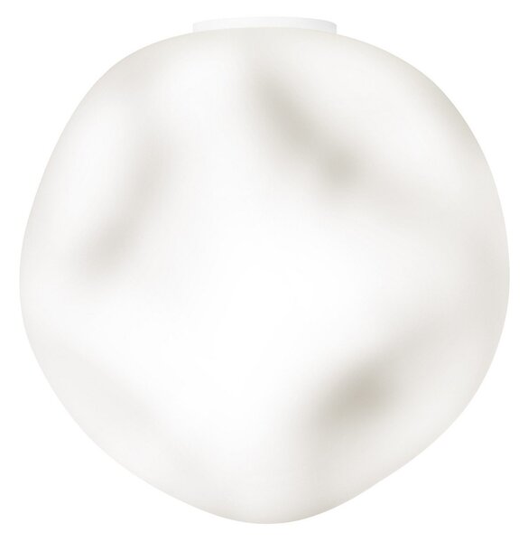 Lampa Sufitowa Foscarini, Hoba Grande, ściemnialny, biały, salon, szkło, design