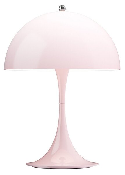 Lampa Stołowa Louis Poulsen, Panthella 250, ściemnialny, pudrowy róż, salon, tworzywo sztuczne, nowoczesny