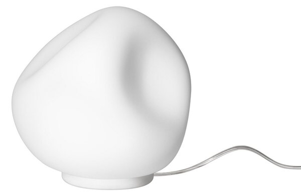 Lampa Stołowa Foscarini, Hoba Midi, biały, salon, szkło, design