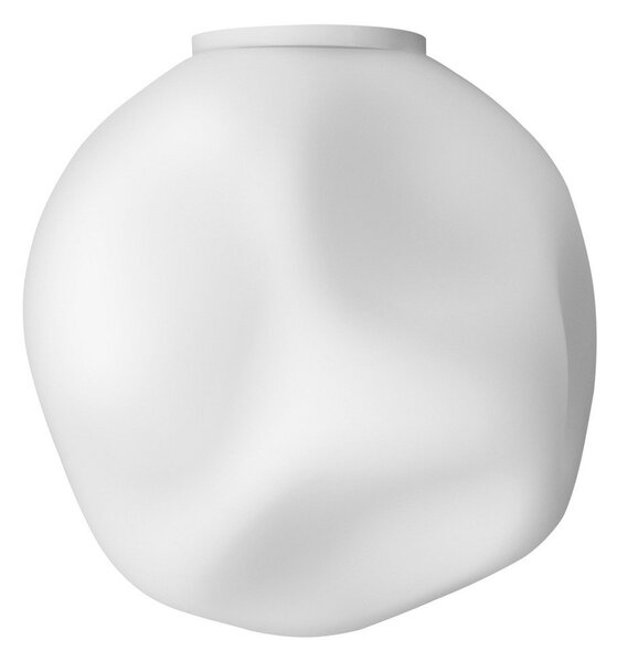 Lampa Sufitowa Foscarini, Hoba Media, ściemnialny, biały, salon, szkło, design