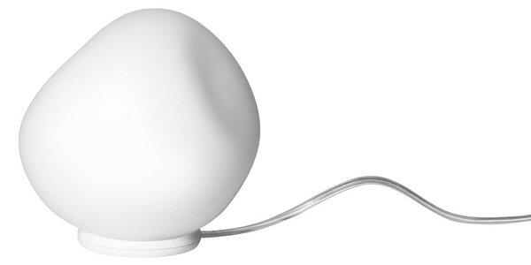 Lampa Stołowa Foscarini, Hoba Piccola, biały, salon, szkło, design
