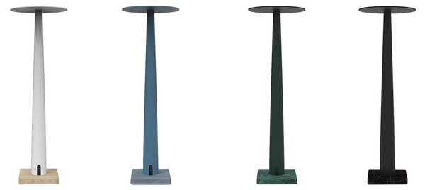 Lampa Stołowa Nemo Lighting, Portofino, ściemnialny, niebieski, salon, aluminium, nowoczesny