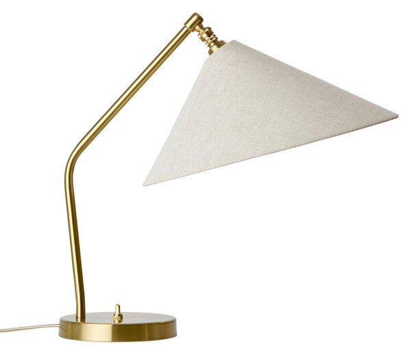 Lampa Stołowa GUBI, Gräshoppa, biały, salon, tkanina | tekstylia, design