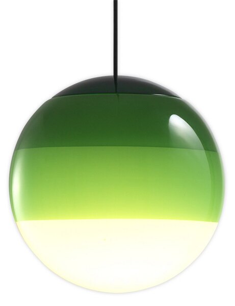 Lampa Wisząca MARSET, Dipping Light, ściemnialny, zielony, salon, szkło, design