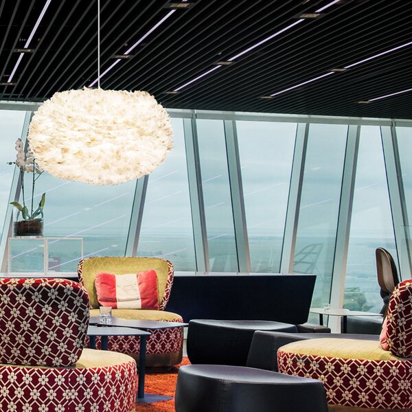 Lampa Wisząca UMAGE, Eos, ściemnialny, brąz rdzawy, salon, design