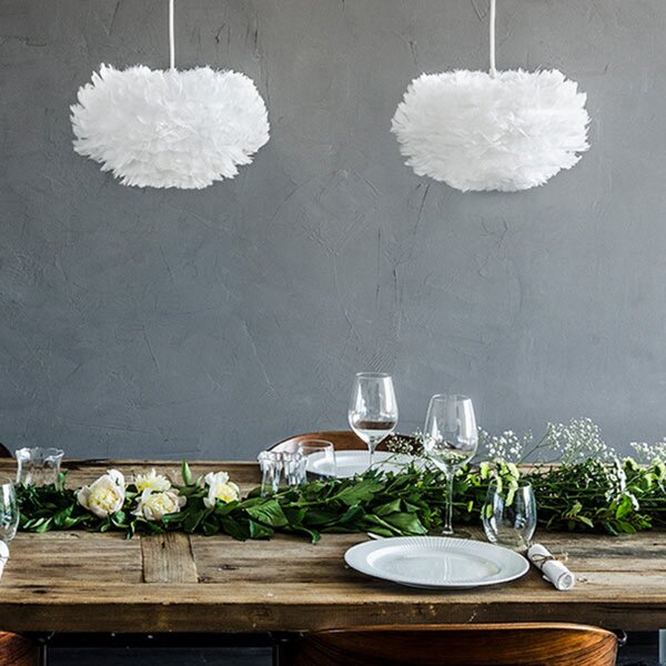Lampa Wisząca UMAGE, Eos, ściemnialny, biały, salon, design