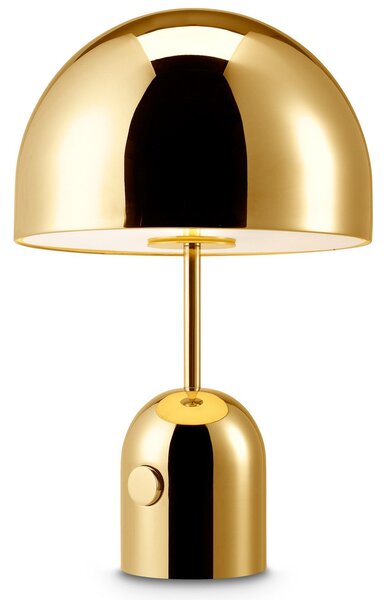 Lampa Stołowa Tom Dixon, Bell, ściemnialny, złoty | mosiężny, salon, metal, design