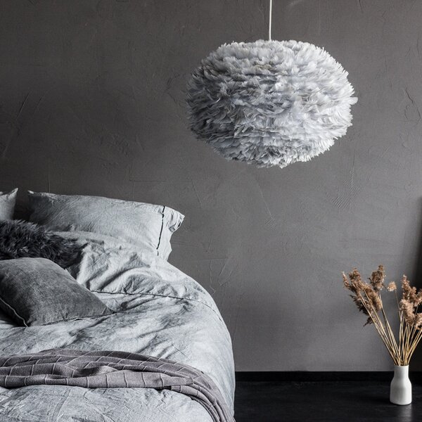 Lampa Wisząca UMAGE, Eos, ściemnialny, szary, salon, design