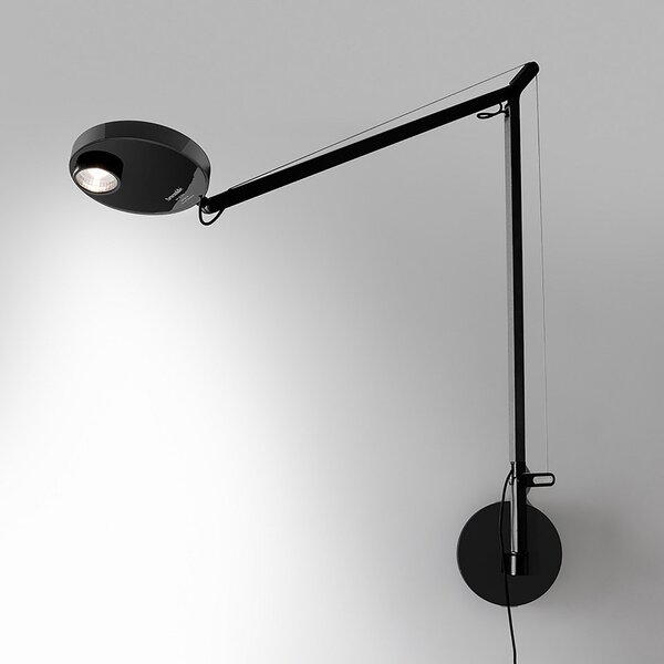 Lampa Ścienna Artemide, Demetra, ściemnialny, czarny, sypialnia, metal, nowoczesny