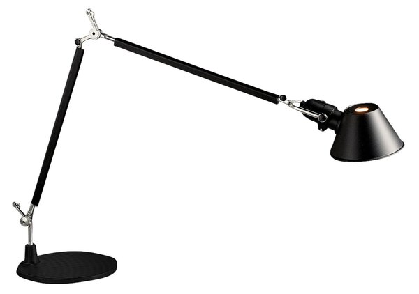 Lampa Stołowa Artemide, Tolomeo, czarny, gabinet | pracownia, metal, design