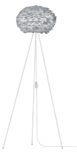 Lampa Podłogowa UMAGE, Eos, szary, salon, metal, design