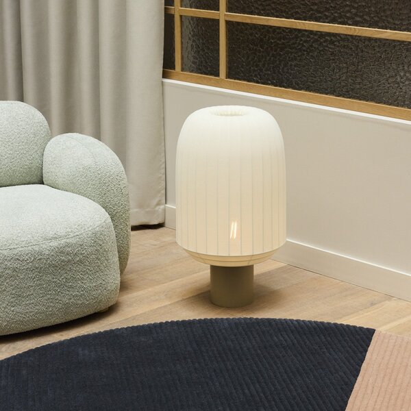 Lampa Podłogowa Northern, Tradition, ściemnialny, biały, salon, tkanina | tekstylia, design